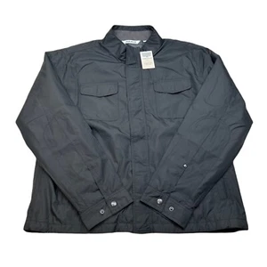 Peter Millar Norfolk Bomber Jacket Mens 2XL Black Windproof Water Resistant $149 - Picture 1 of 11