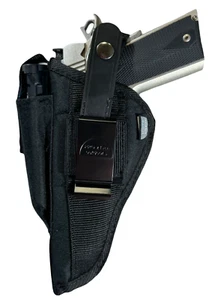 Gun Holster Auto Ordnance 1911 Pro-Tech Outdoors Black Nylon OWB Ambidextrous - Picture 1 of 8