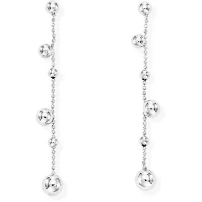 Orecchini Pendenti Argento 925 Amen ORPAMB1 Sfere Argentate Chiusura Farfallina - Immagine 1 di 2