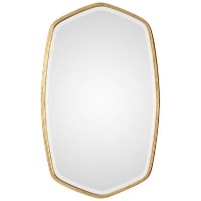 Uttermost Duronia MDF Wood and Metal Decorative Mirror in Antiqued Gold - Image 1 of 4