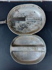 World War One WW1 Mess kit 1918 With Knife Trench Art