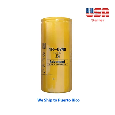 1R0749 Топливный фильтр Подходит: различные Cat Ford Freightliner Kenworth Peterbilt Sterling - Изображение 1 из 4