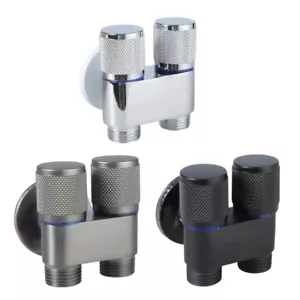 Double Control Valves Toilet Toilet Valves Bathroom Fittings - Afbeelding 1 van 11