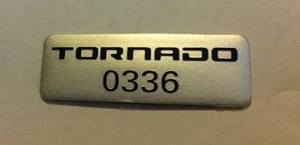Genuine Ford BA BF Build Number Badge FPV F6 Tornado 0336 - Imagen 1 de 1