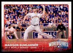 2015 Topps Madison Bumgarner San Francisco Giants #188 2100 - Picture 1 of 2