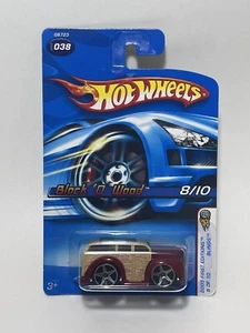 Hot Wheels Block 'O Wood Rojo 8/10 2005 Primeras Ediciones BLINGS 038 ¡NUEVO! - Imagen 1 de 3
