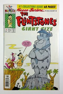 Hanna Barbera Flintstones #1 Newsstand Giant Size Issue (1992) Harvey Classics - Picture 1 of 2