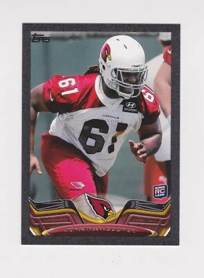2013 Topps Mini Football Black Parallel #274 Jonathan Cooper 1/5 - Image 1 of 2