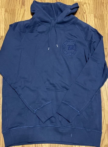 Tom Brady TB12 Training Blue Hoodie Sweatshirt Men’s XL NEW RARE Cover