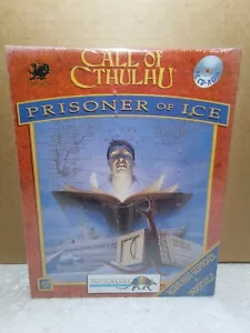 Prisoner of Ice Chaosium PC Big Box, NEW Factory Sealed! SUN SHADED! RARE-RETRO! - Picture 1 of 11