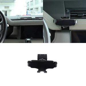 Soporte de teléfono multifuncional negro para tablero de instrumentos Land Rover Defender 2020-2022 - Imagen 1 de 11