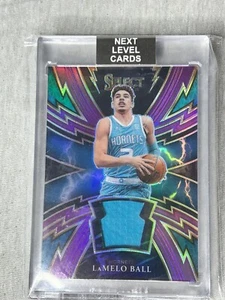 2020 Select LaMelo Ball Rookie #PATCH /99 PURPLE Sparks Jersey - Picture 1 of 3