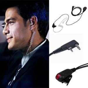 Stylish Radio Talkabout Walkie Talkie Earphone FBI Style Headset Earpiece - Zdjęcie 1 z 12