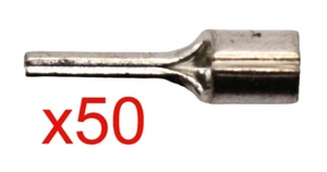 Terminal de cable pasador sin aislamiento MVP 50 piezas 14-16 AWG TP14U - Imagen 1 de 1