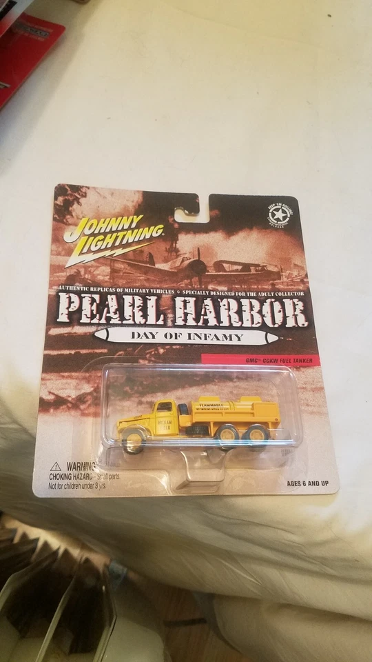 Johnny Lightning 2002 Pearl Harbor Day of Infamy 1/64 GMC CCKW Fuel Tanker New - Image 1 of 3