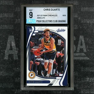 2021-22 Panini Chronicles Absolute #209 Chris Duarte RC Pacers PSGA 9 MINT - Picture 1 of 3