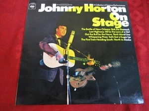 LP JOHNNY HORTON On Stage 1st/p STEREO CBS GER 1966 - Picture 1 of 1