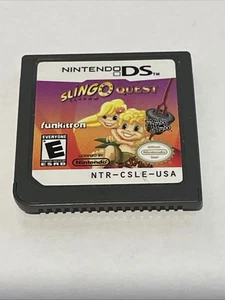Nintendo DS Slingo Quest Funkitron NTR-CSLE-USA solo cartucho - Imagen 1 de 2