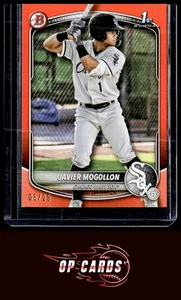 Javier Mogollon 2025 Bowman #BP-68 Prospects Orange #/25, envío gratuito - Imagen 1 de 2