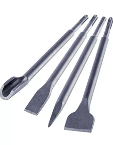 SET 4 Scalpelli SDS PLUS 2 Spatola 1 A Punta 1 Forma DI U Martello Demolitore - Foto 1 di 3