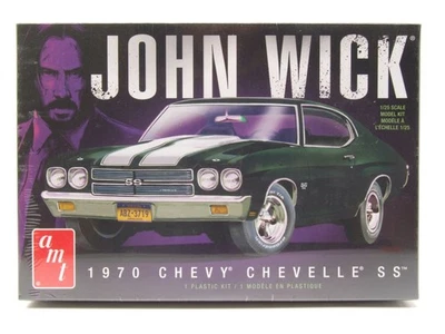 Chevrolet Chevelle Ss 1970 John Wick Kit Modellismo Plastica Auto 1:25 AMT - Immagine 1 di 4