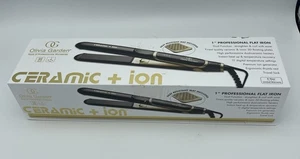 OG OLIVIA GARDEN CERAMIC + ION 1" PROFESSIONAL FLAT HAIR IRON CI-FL1 - Picture 1 of 6