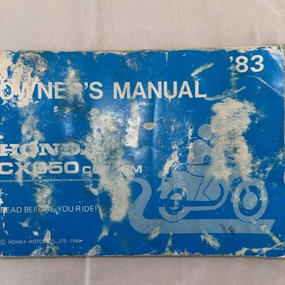 Honda CX650 руководство пользователя на заказ 1982 (Man143) - Изображение 1 из 4