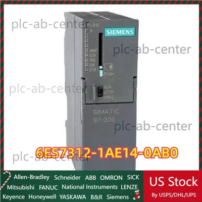 New Siemens 6ES7 312-1AE14-0AB0 6ES7312-1AE14-0AB0 SIMATIC S7-300 CPU 312 - Image 1 of 4