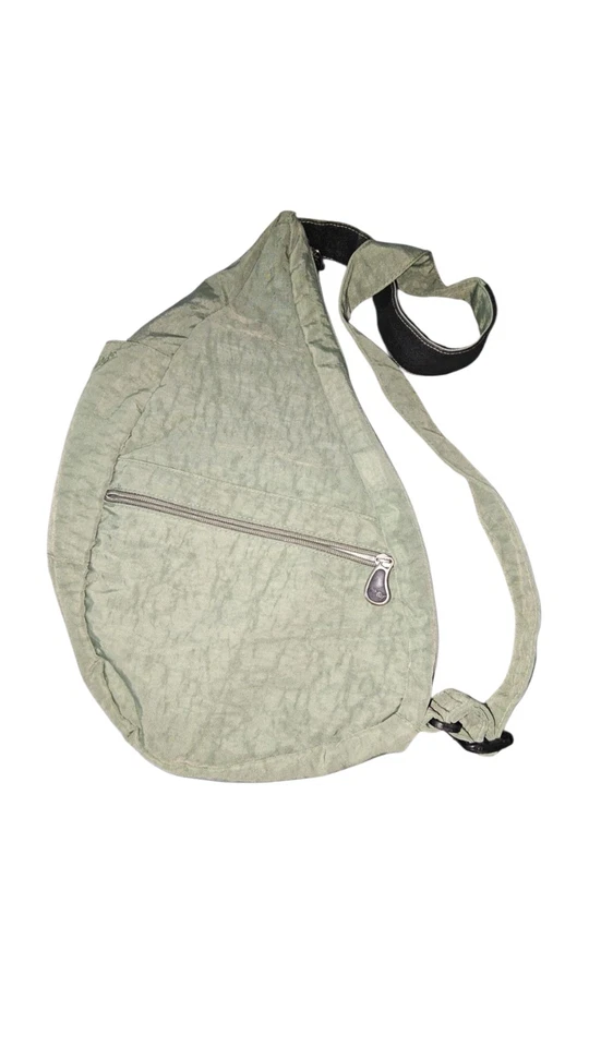 Bolso de Mano Ameribag 17" Saludable Nailon Envejecido (Pequeño) Verde  Foto 1 de 4