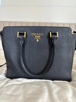Prada Saffiano 2 Way Medium Tote Bag - Image 1 of 3
