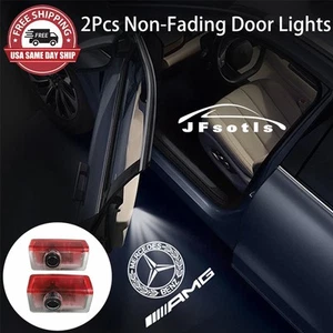 2x LED Door Step Courtesy LightS Projector For Mercedes-Benz G/GLC Class AMG - Picture 1 of 5