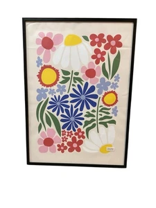 Flower Power 50x70cm mit Schwarze Rahmen - Bild 1 von 1