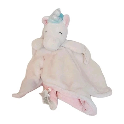 Manta Unicornio Blanco Carter's Melena Arco Iris Lovey Soporte Chupete Inverso Rosa Foto 1 de 4