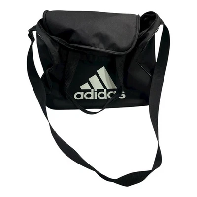 Adidas Bolso de Lona Gimnasio Deportes Viaje Bolso de Hombro Negro Unisex Ligero Foto 1 de 4