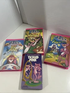 PINK PANTHER Cartoon Collection 3 Pink Clamshell Plus 1 BONUS VHS - Imagen 1 de 10