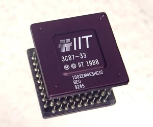 Koprocesor IIT 80387 DX 33 MHz do 80386 PC -- IIT 3C87-33 -- - Zdjęcie 1 z 1