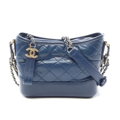 Chanel Gabrielle Small Hobo Shoulder Bag Women Blue One Size - Image 1 of 4