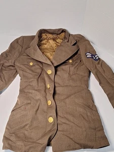 Abrigo de vestir del ejército WW ll, lana, manga larga, recuerdos militares  - Imagen 1 de 10