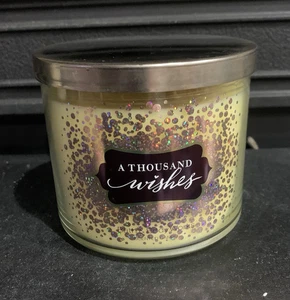 Bath & Body Works A Thousand Wishes 3-Wick Scented Candle 14.5 Oz New - Picture 1 of 7
