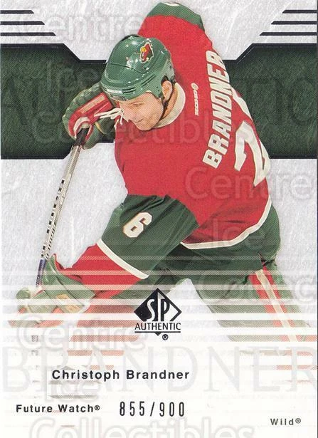 2003-04 SP Authentic #96 Christoph Brandner - Image 1 of 1