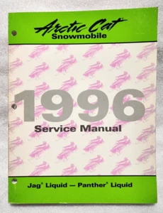 1996 ARCTIC CAT JAG/PANTHER LIQUID SNOWMOBILE SERVICE MANUAL - Picture 1 of 3