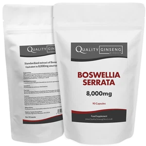 BOSWELLIA SERRATA - 8,000mg Capsules - Powerful Formula Best Quality on Ebay - Picture 1 of 6