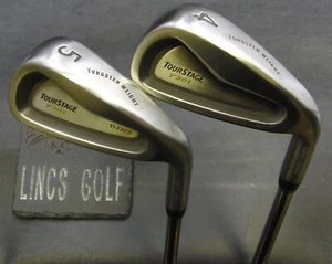 Set of 2 Bridgestone Tourstage V301 4+5 Irons Regular Steel Shafts Black Grips - Picture 1 of 4