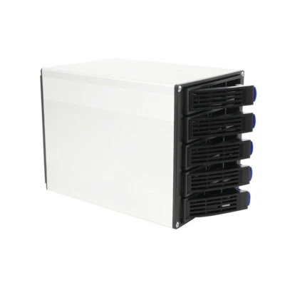 5x SATA HDD Enclosure Hot Swap Cage Sas 3.5"/2.5"HDD Press-Fit Hard Drive Drawer - Image 1 of 4
