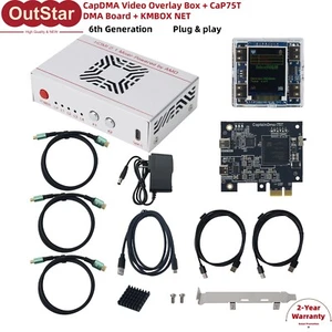 Mini CapDMA Video Overlay Box + Scheda DMA CaP75T + KMBOX NET 6a Generazione #sz - Foto 1 di 13