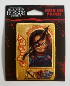 UNIVERSAL STUDIOS HALLOWEEN HORROR NIGHTS CHUCKY HIERRO EN PARCHE HHN NUEVO MYERS - Imagen 1 de 2