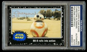 Christian Alzmann #82 signiertes Autogramm 2015 Topps Star Wars BB-8 PSA Platte - Bild 1 von 1