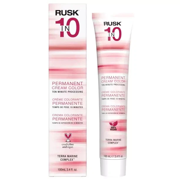 Color crema permanente RUSK en 10 3,4 oz-COL 10S RUBIO ARENA ULTRA CLARO Foto 1 de 1