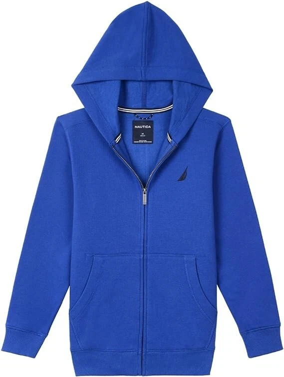 Nautica Bebé Niño Sudadera con Capucha Azul Cremallera Completa 2T Niño Manga Larga Cremallera Completa Nuevo Foto 1 de 1