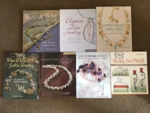 Lot of 7 Instruction Books: Beading and Wire Jewelry & Home/Garden Welding  - Bild 1 von 16